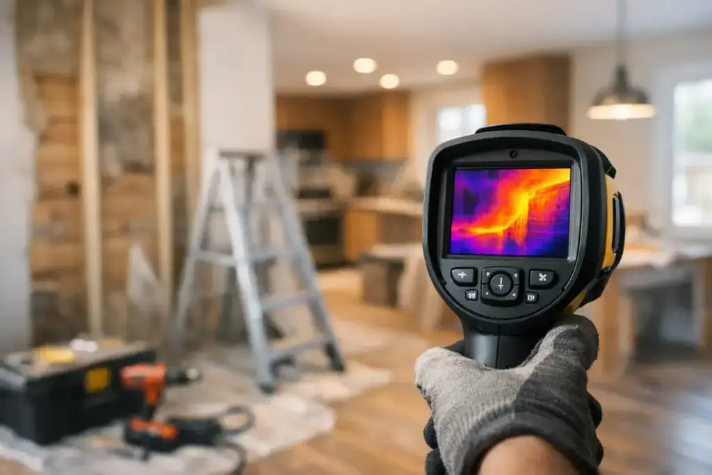 Lämpökameran vuokraus remonttiin kannattaa