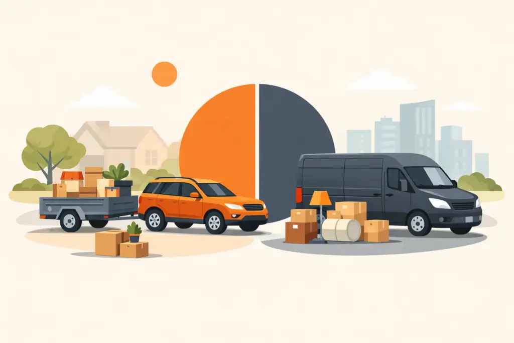 Peräkärry vai pakettiauto muuttoon? Valitse näin