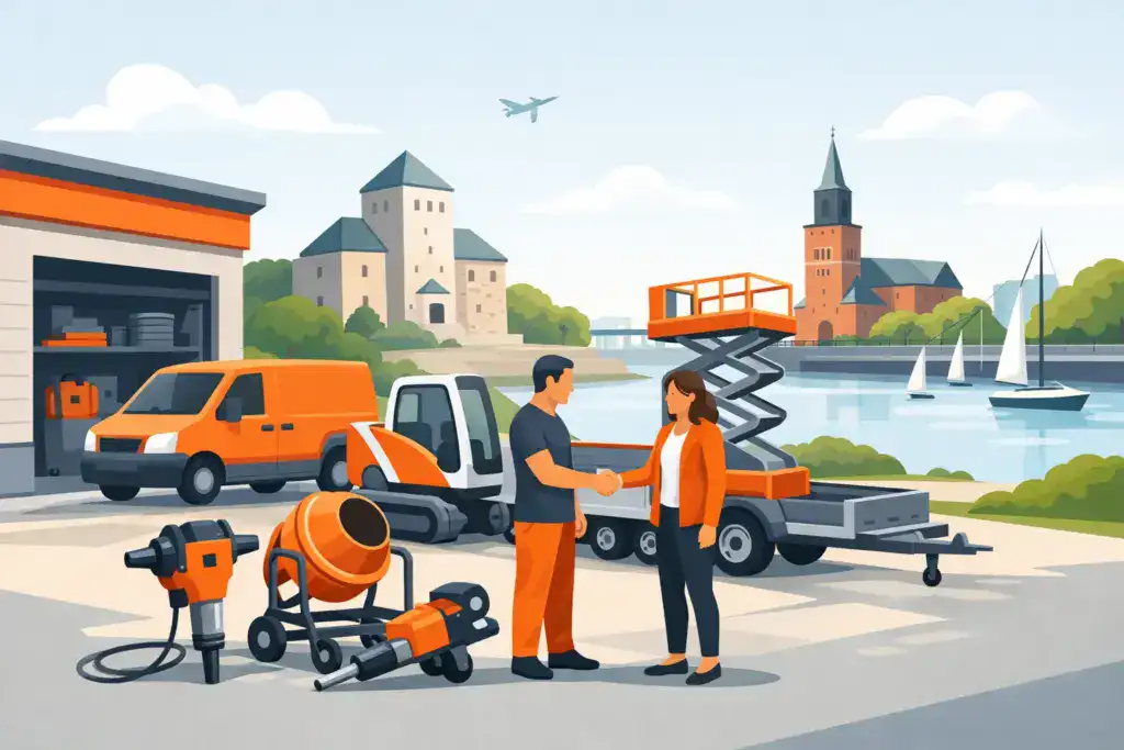 Remonttilaitteet vuokralle nopeasti Turun seudulla